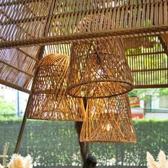  Đèn Treo Mây Nhựa Raylan 