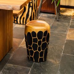  Đôn Gỗ Sandy - Đen 