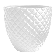  Chậu Cây Xi măng Polycement Pine - Trắng 