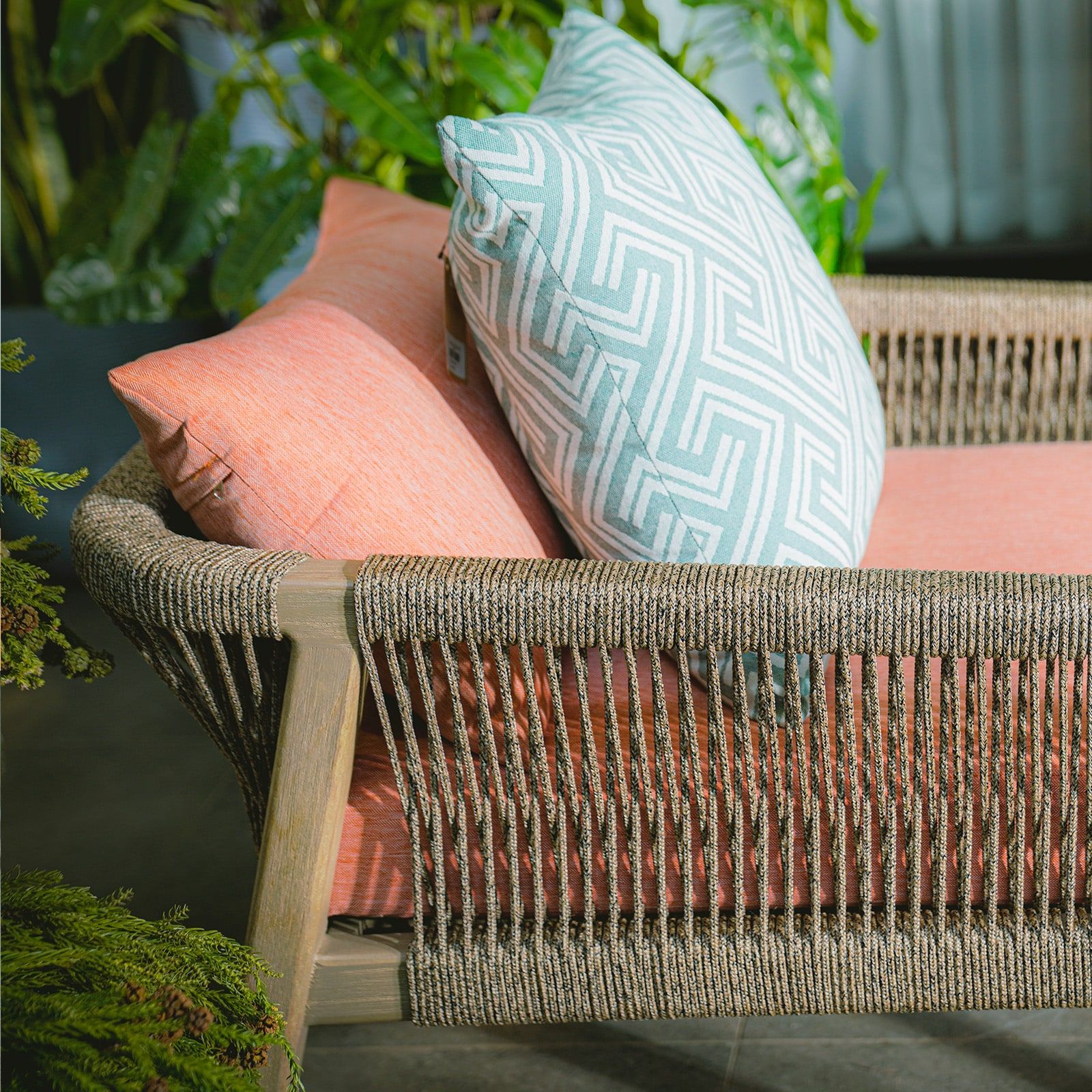  Ghế Sofa Dây Thừng Dunham - Ghế Đôi 