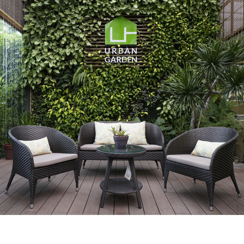 Ghế Sofa Mây Nhựa Wave - 3 chỗ