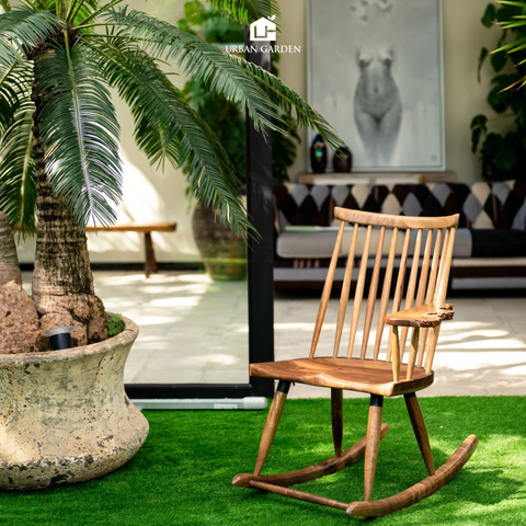 Ghế Thư Giãn Gỗ Lũa Reborn Wood Arina - Tay vịn 12AX2