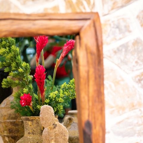 Gương chữ nhật Gỗ Lũa Reborn Wood Driftwood Gothic 80cm