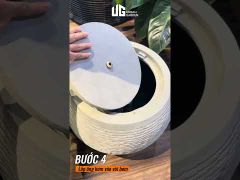  Chậu Thác Nước Polycement Zenie (60x30) 