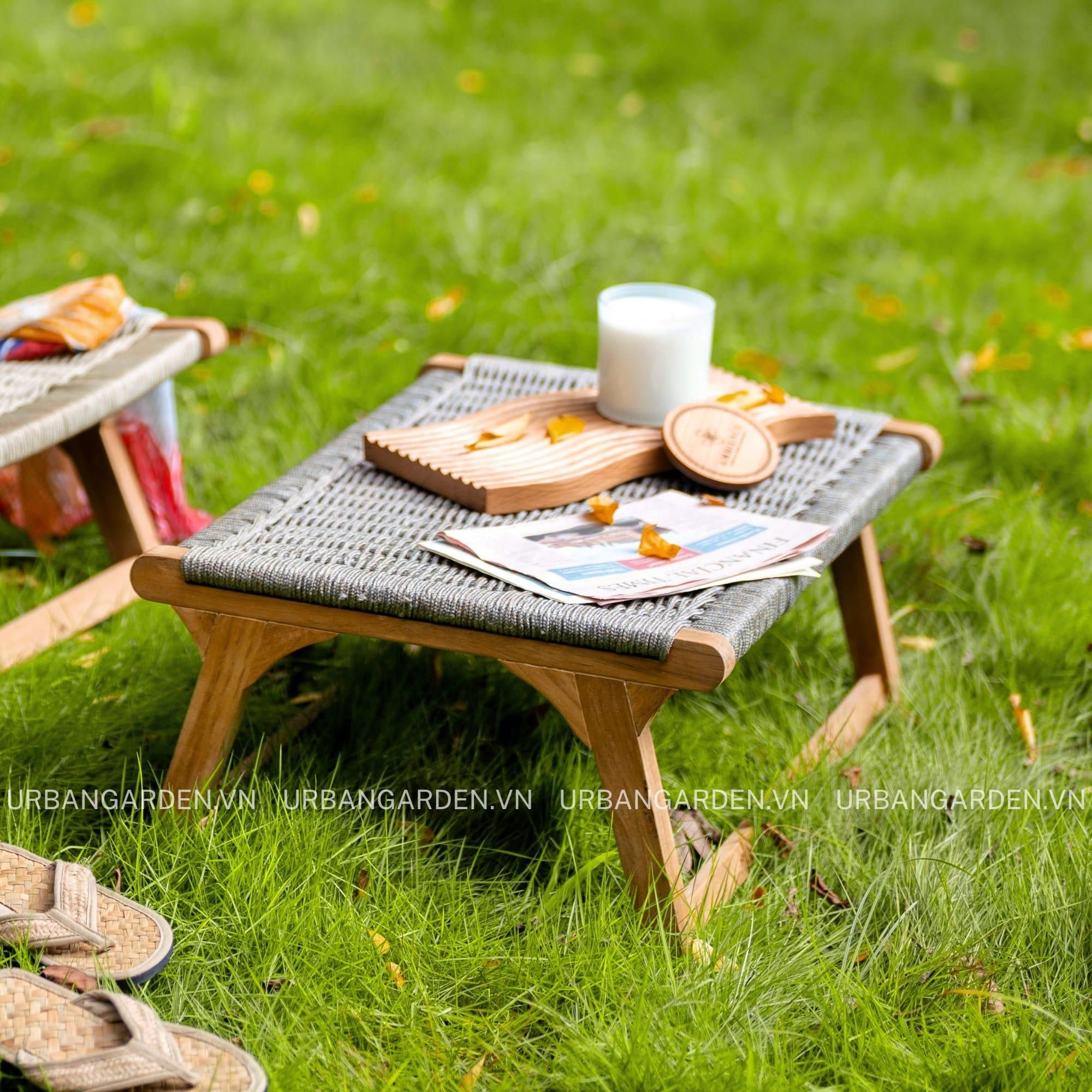  Set Ghế Thư Giãn Dây Thừng Maison - Xanh/cam/xám 