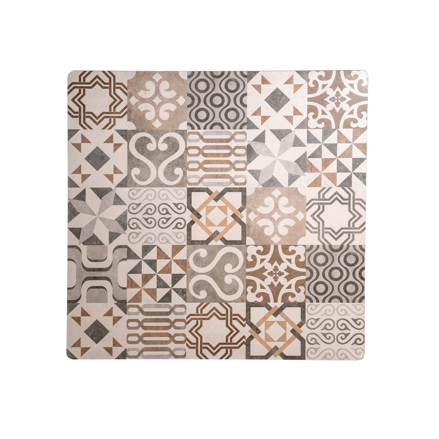  Bàn Ăn Vuông Gốm Marid 