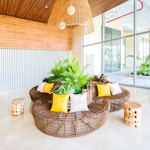 Băng Ghế Mây Nhựa Oasis