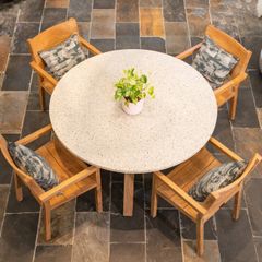  Ghế Ăn Gỗ Reclaimed Teak Amazon 