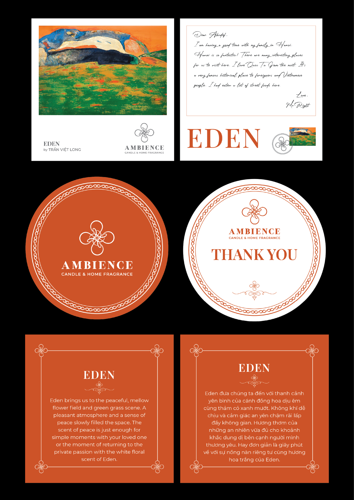  Nến Thơm Eden 19oz - 420g 