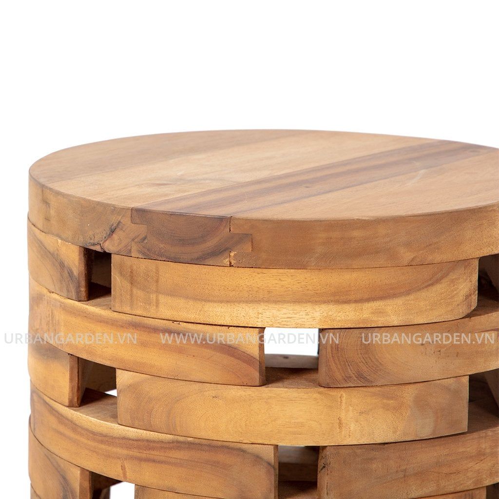  Đôn Gỗ Acacia Rubik 