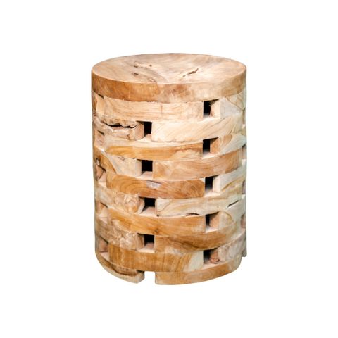 Đôn Gỗ Reclaimed Teak Rubik