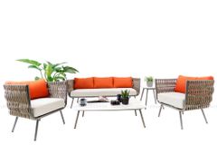  Bộ Sofa ngoài trời QUEENIE - Nâu 