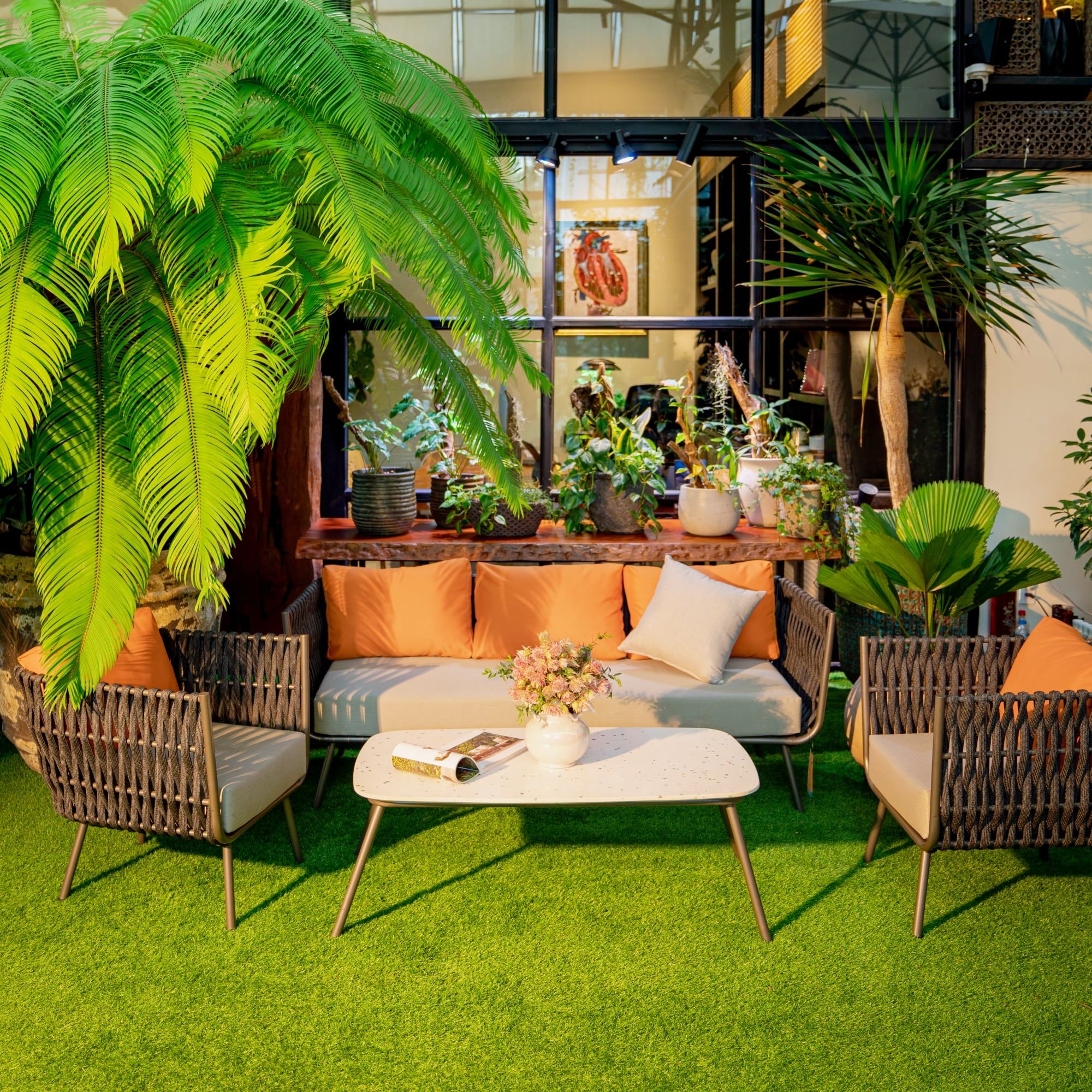  Ghế Sofa Dây Thừng Queenie - Ghế Đơn 