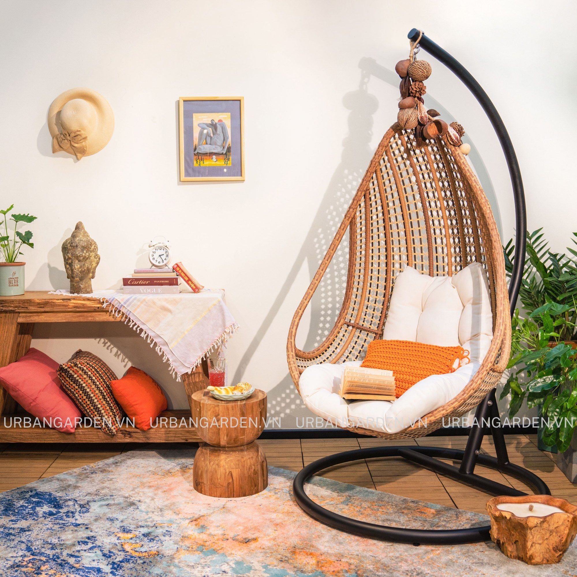  Xích Đu Mây Nhựa Maison 