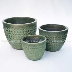 Bộ Chậu Cây Gốm Memphis 