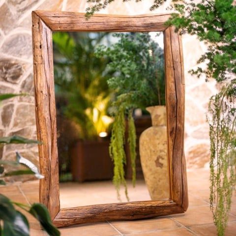  Gương chữ nhật Gỗ Lũa Reborn Wood Driftwood Gothic 1M1 -  Walnut 