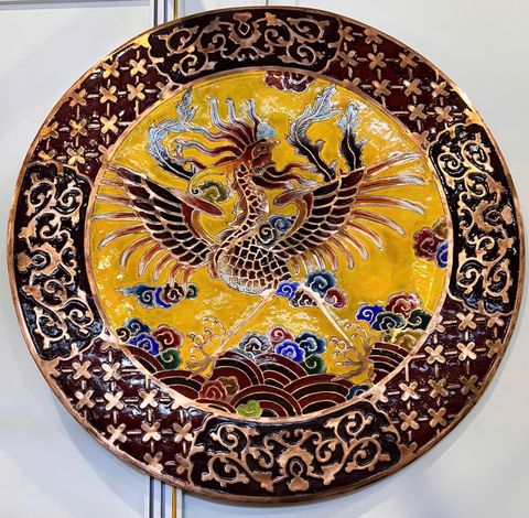 Mâm Pháp Lam - Phụng Cồ