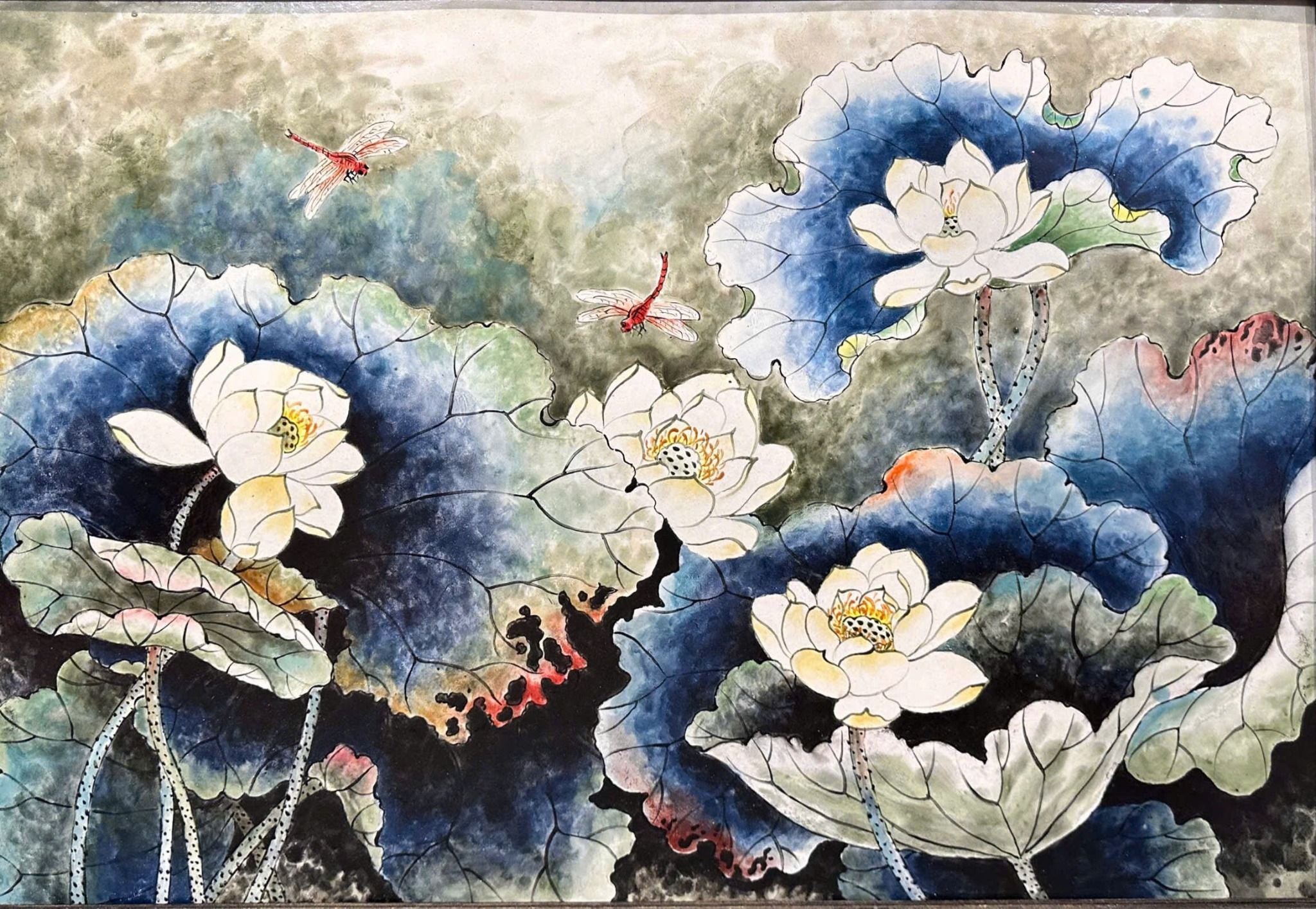  Tranh Pháp lam 0,6m x 0,9 m 