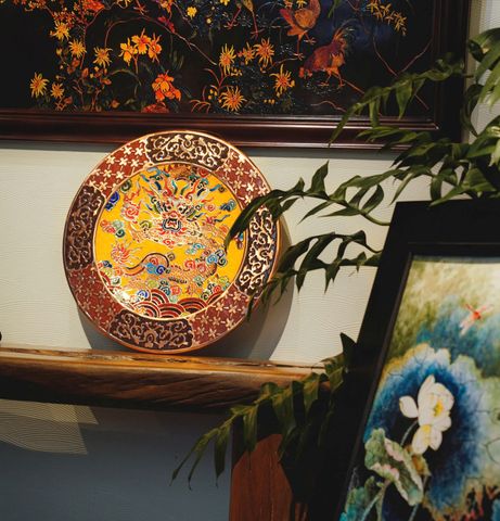 Mâm Pháp Lam - Long