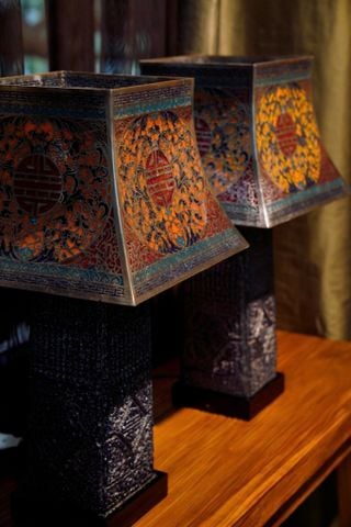 Đèn Plique à Jour Việt Kim Diêu