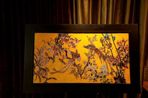 Tranh Pháp Lam - Đôi Công