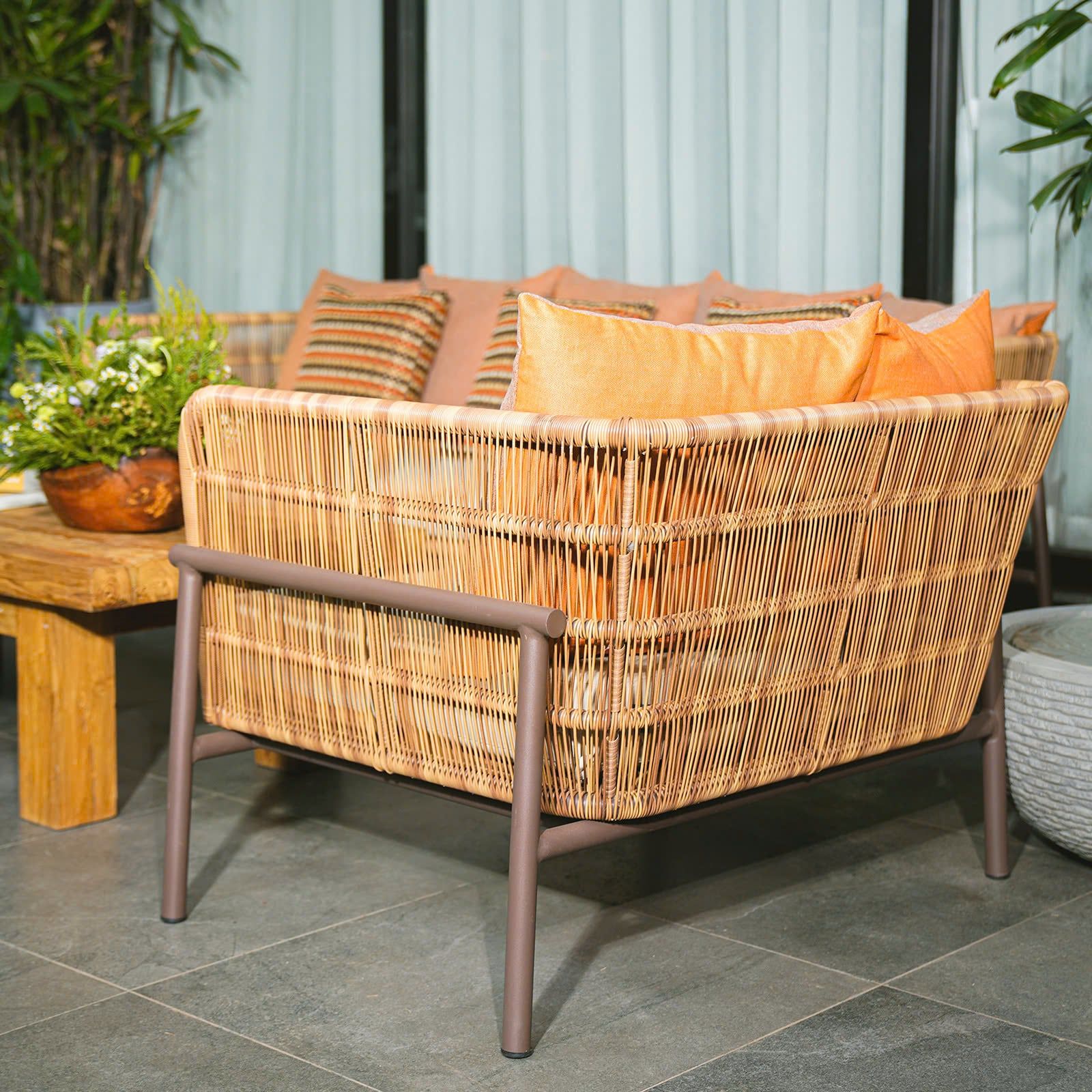  Ghế Sofa Mây Nhựa Orin - Ghế Đơn 