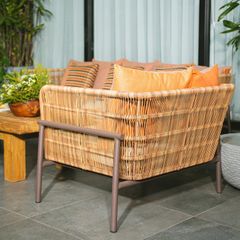  Ghế Sofa Mây Nhựa Orin - Ghế Đơn 