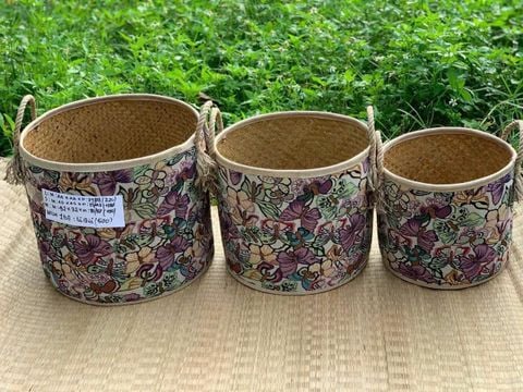 Giỏ Cói Bàng Parall