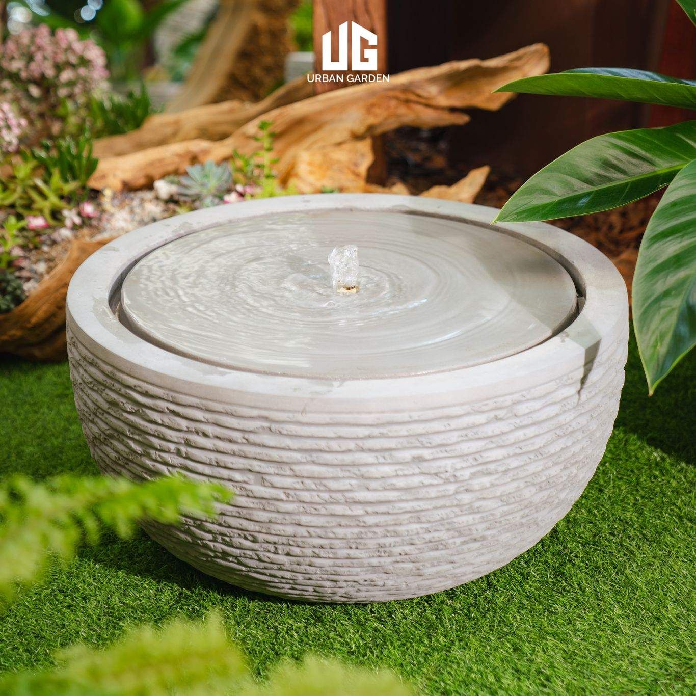  Chậu Thác Nước Polycement Zenie (60x30) 