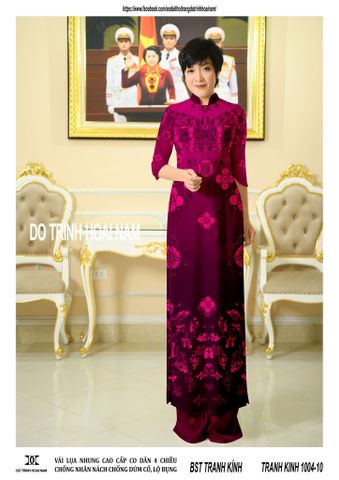 VẢI ÁO DÀI TRANHKINH 1004