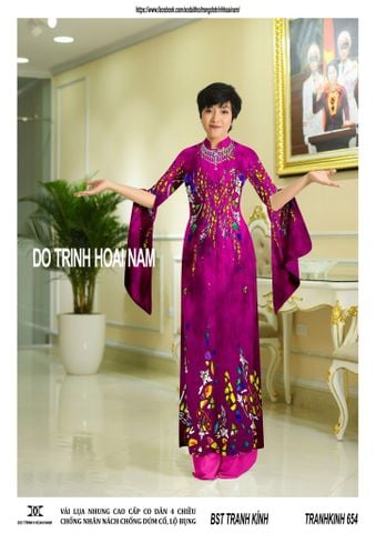 VẢI ÁO DÀI TRANHKINH 654