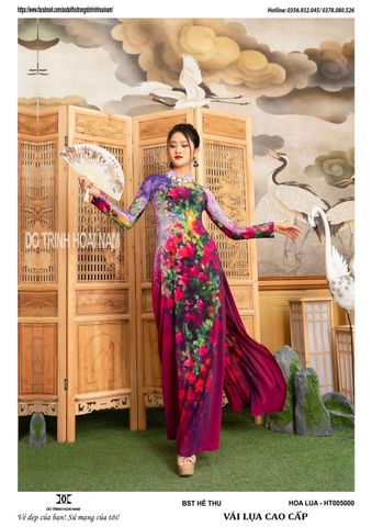 VẢI ÁO DÀI HOALUA-HT005