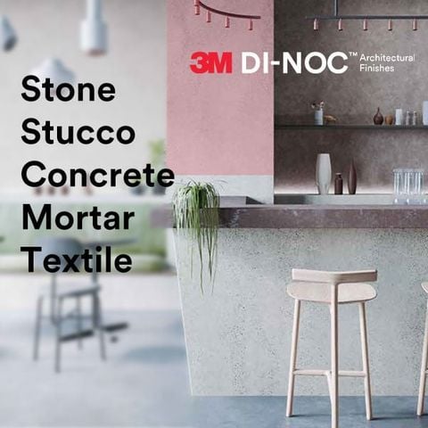  Phim 3M DI NOC: Stone, Stucco, Concrete, Mortar, Textile 