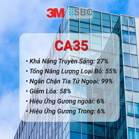 Phim cách nhiệt 3M Ceramic Architectural - CA35 