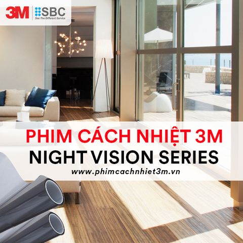  Phim cách nhiệt 3M dán cửa kính Night Vision 