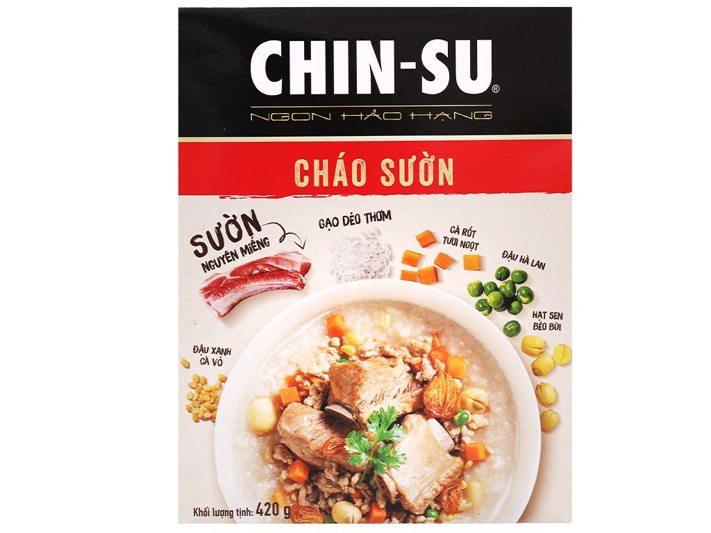  Cháo sườn Chinsu hộp 420g 