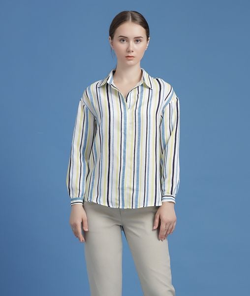 Áo sơ mi nữ  tay dài Hana