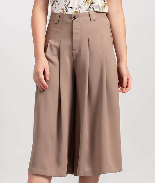 Quần ống rộng cullotes Tutu xếp li