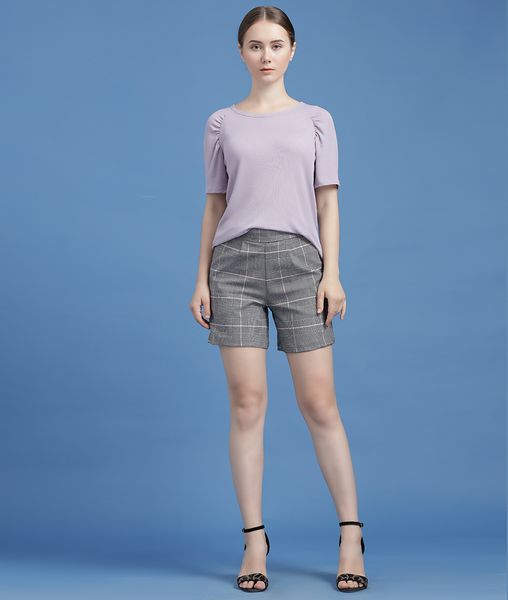 Áo thun cổ tròn nữ Rosa tee tay lửng