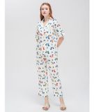  [LUXURY] Pijama Lụa In Pony Kem 