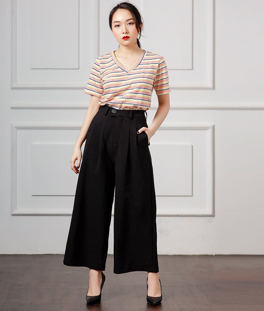 Quần dài ống suông cotton lạnh