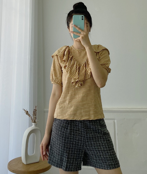 Áo Thun Bèo Tay Bo Thun Sori