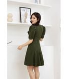  Đầm Ngắn Tùng Xòe Tay Bồng Sala 