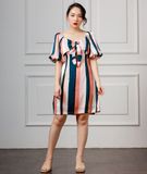  Đầm chít eo tay phồng Yuko 