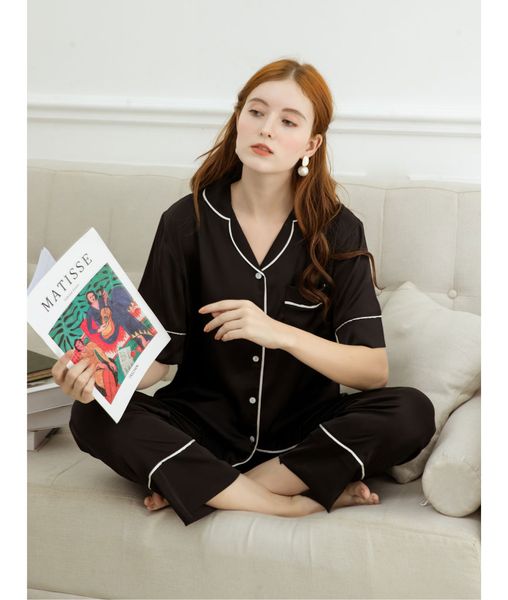 Pijama Lụa Đen