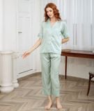  Pijama Lụa Xanh Mint 