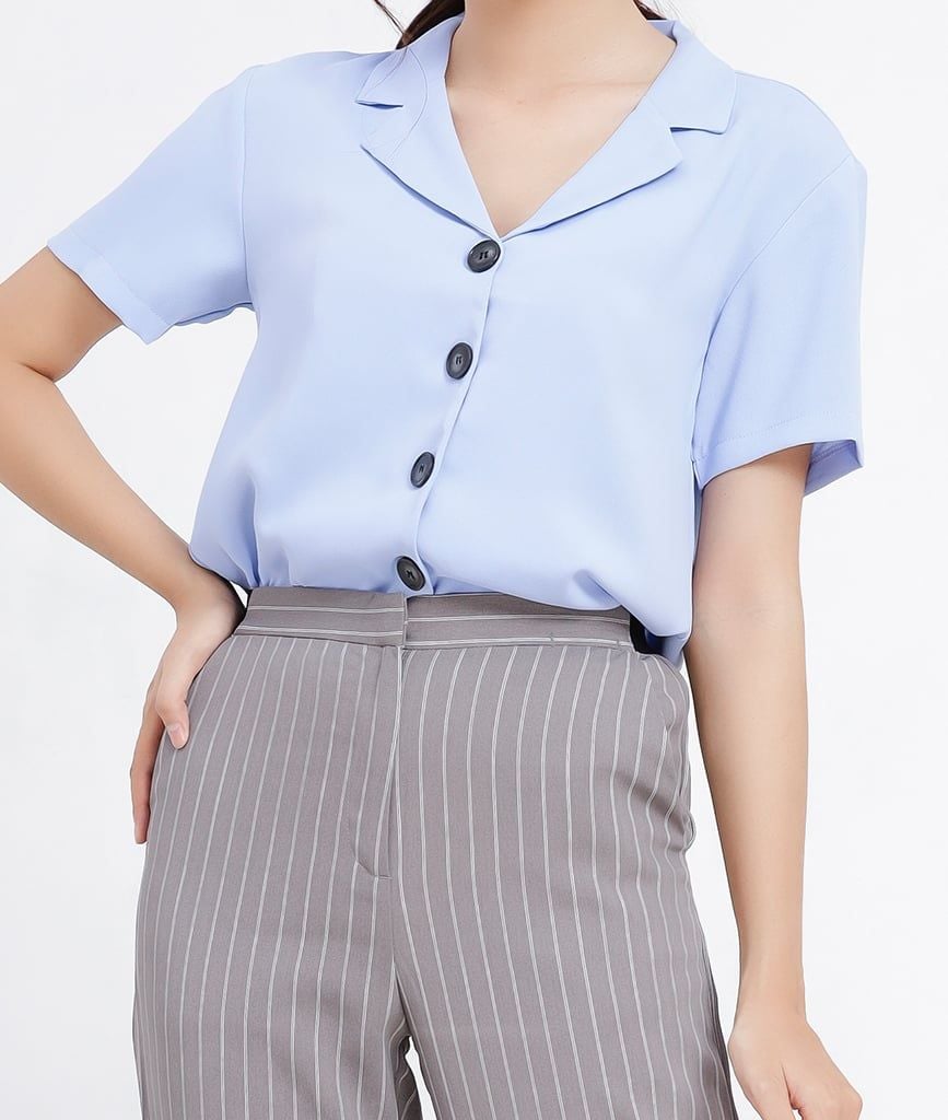 Áo polo nam cổ vest HIDDLE ELE màu Trắng ấn tượng 3011206