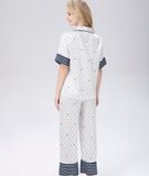  [LUXURY] Pijama Lụa In Bi Nơ 
