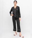  PJ Lụa Tay Dài Đen 