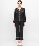  PJ Lụa Tay Dài Đen 